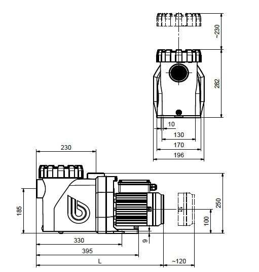 dimension pompe eurostar 3